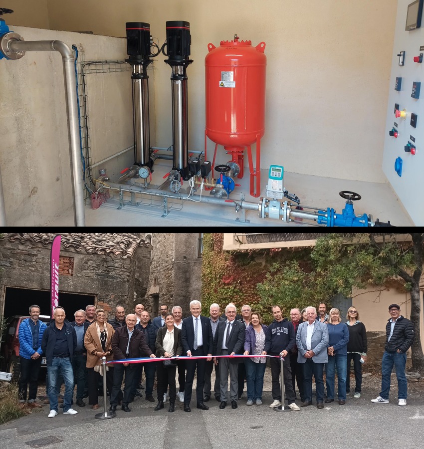 Travaux d’alimentation en eau potable du hameau de La Borie- Nouvelle – commune de Cabrerolles